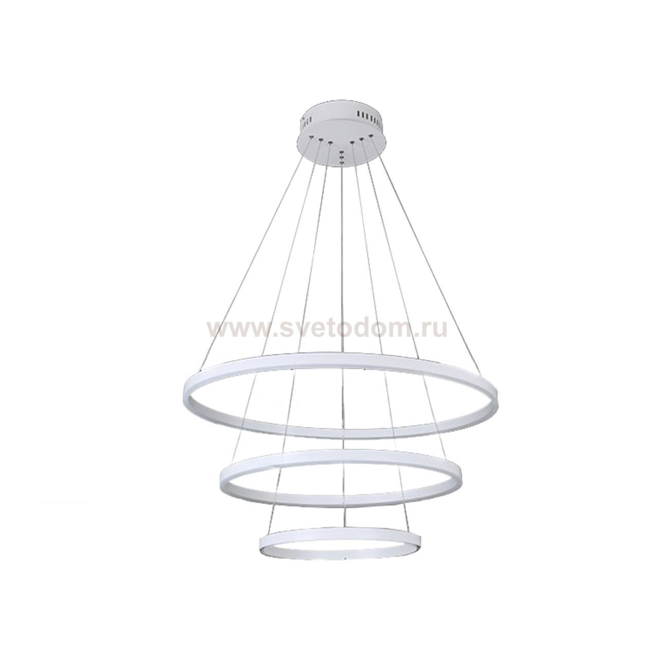 Подвес диммируемый ТОР белый d80+60+40 h160 Led 112W (3000-6000K) Kink light 08223,01A (3000-6000K)