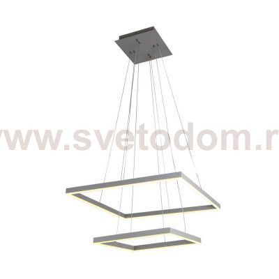 Подвесной светильник диммируемый АЛЬТИС серый w60+40 h110 Led 60W (4000K) с пультом ДУ Kink light 08227,16(4000K)