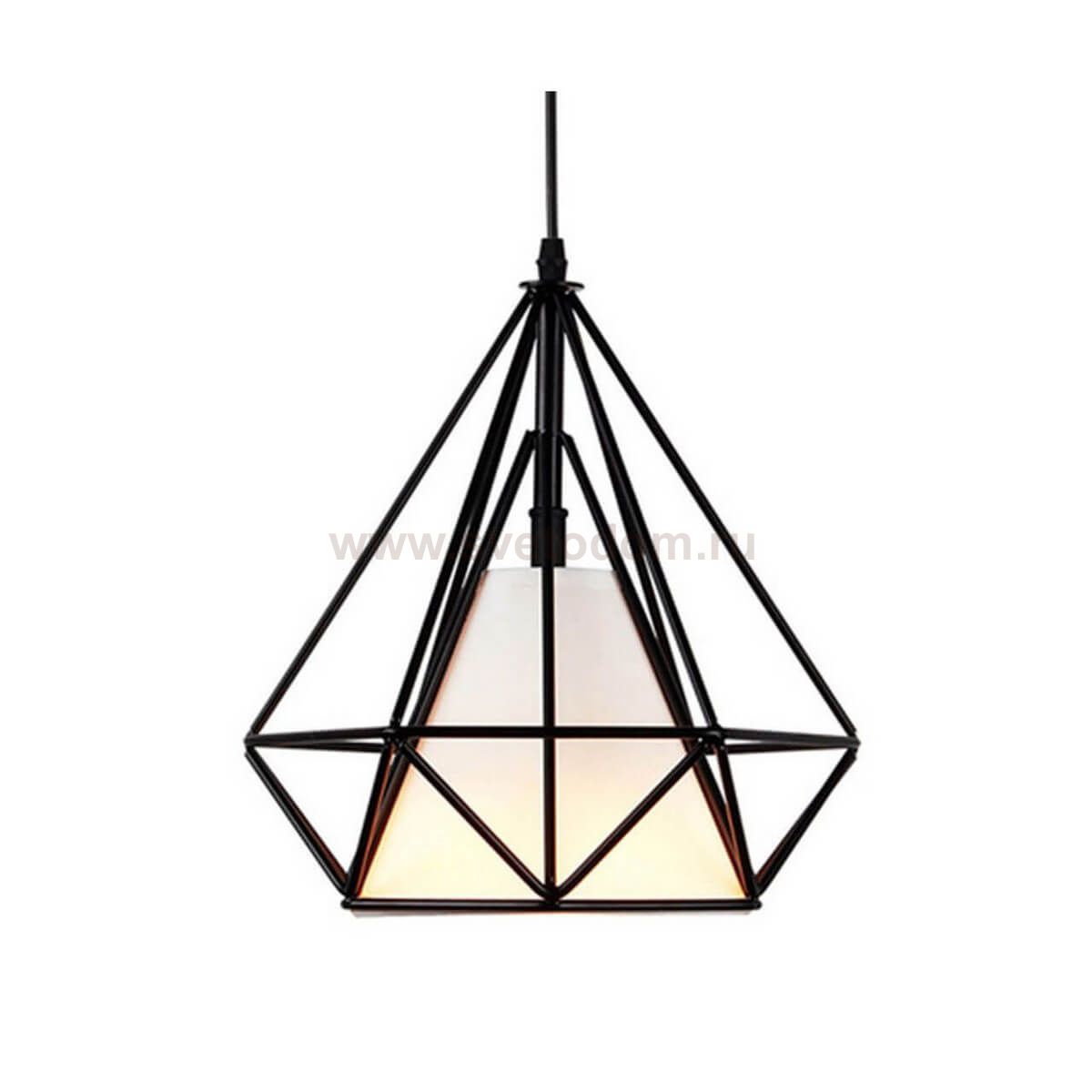 Подвесной светильник РИНЕТТА черный d37 h80 E27 1*40w Kink light 08310-2,19