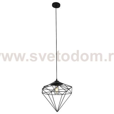 Подвесной светильник КАМА черный d30 h80 E27 1*40W Kink light 08311-3,19