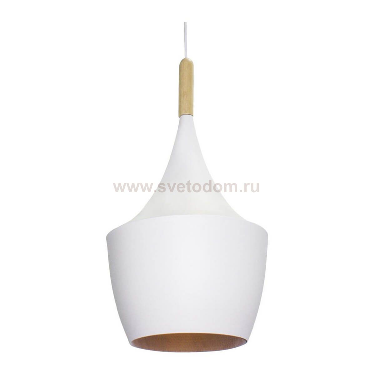 Подвесной светильник КУРТ белый d28 h80 E27 1*40w Kink light 08345-1,01