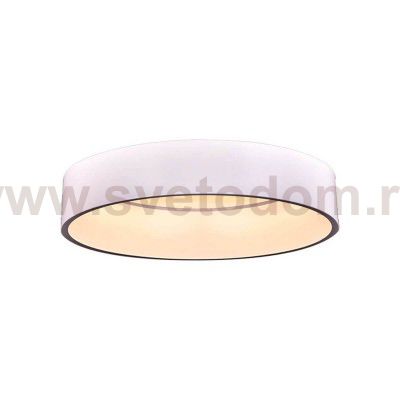 Светильник потолочный КРЕЙС диммируемый белый D60 h15 Led 72W (3000-6000K) с пультом ДУ Kink light 08507P,01