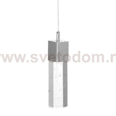 Подвесной светильник АКВА хром w10*10 h100 PowerLed 5W (4000K) Kink light 08510-1A(4000К)