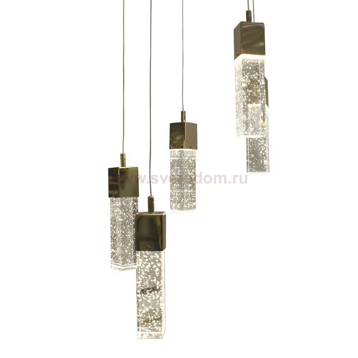 Подвесной светильник на кругу АКВА золото d-41 h-130 PowerLed 25W (3000К) Kink light 08510-5A,33(3000К)