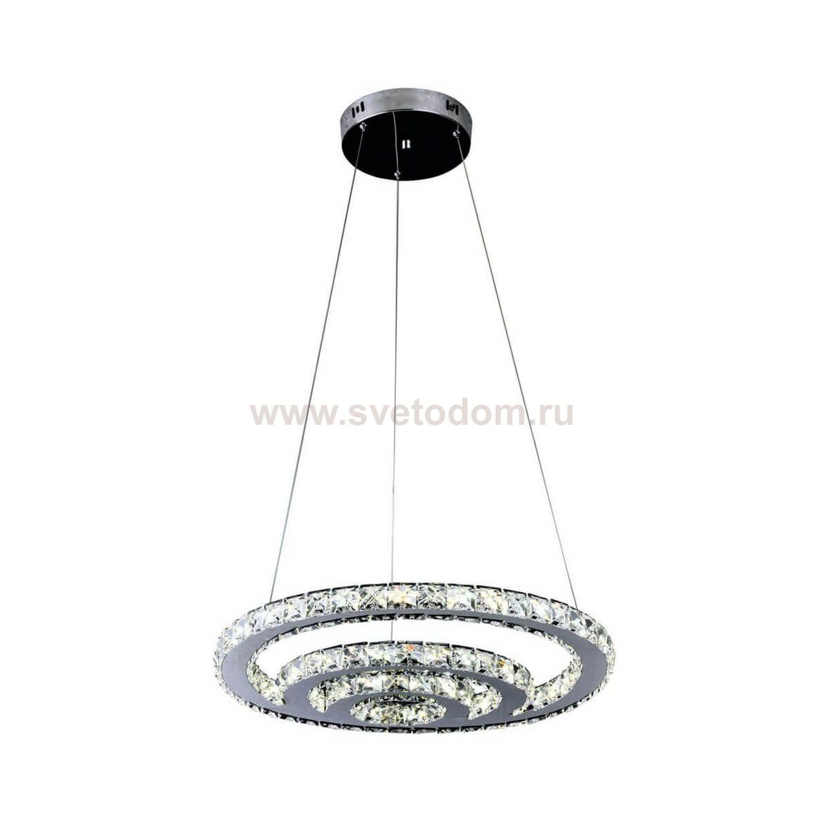 Подвесной светильник ТОР-КРИСТАЛЛ хром h120 d50 Led 60W (3000-6000K) с пультом ДУ Kink light 08550(3000-6000K)