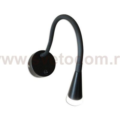 Подсветка ЛАЙТ черный w6*3 h11~46 Led 3w (4000K) Kink light 08566,19(4000K)