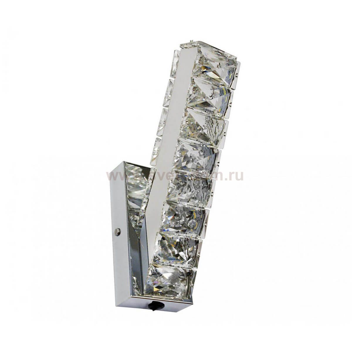 Светильник бра БИЛЛИТОН-КРИСТАЛЛ хром h20 w16*7,5 Led 16W (3000-6000К) Kink light 08607(3000-6000К)