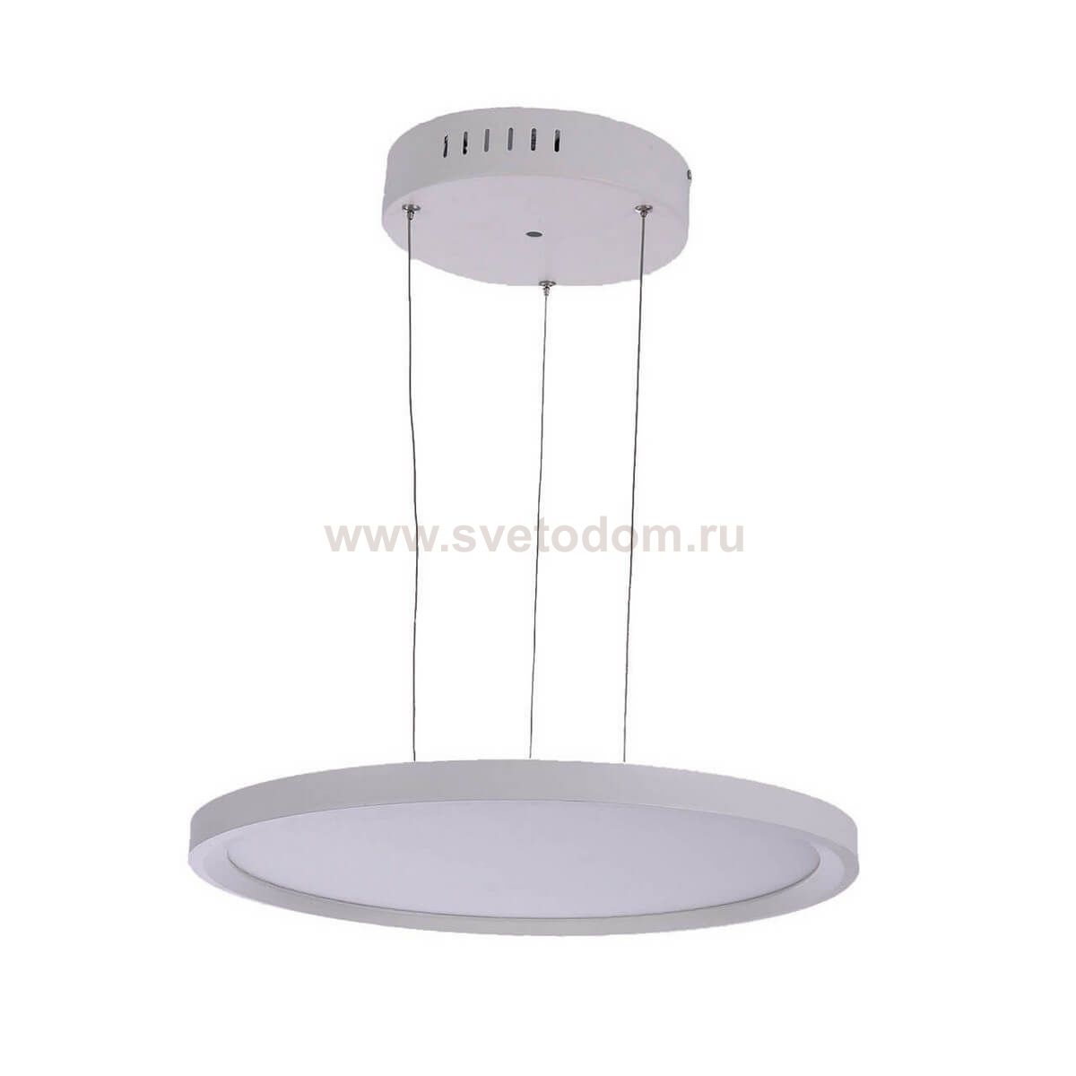 Подвесной свтильник диммируемый ПАРЕТЕ белый d58,5 Led 36W (3000K-7000K) с пультом ДУ Kink light 08725-2