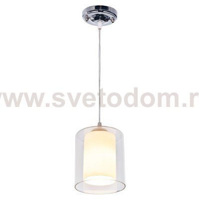 Подвесной светильник Экономсвет 090/1CR WT+CL