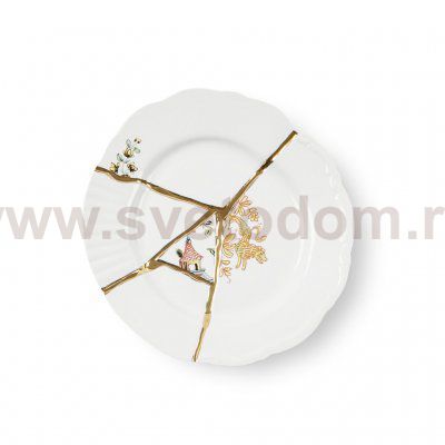 Десертная тарелка Kintsugi