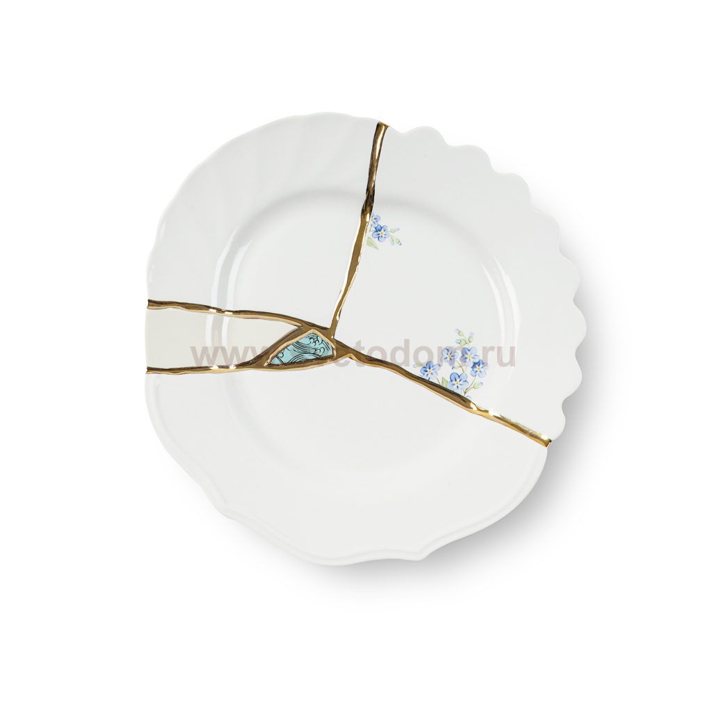 Десертная тарелка Kintsugi