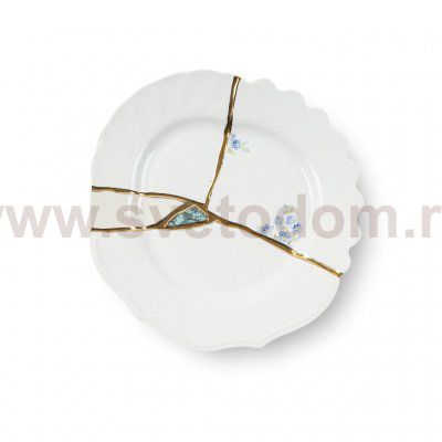Десертная тарелка Kintsugi