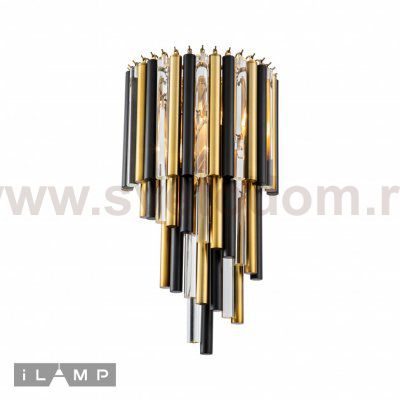 Настенный светильник iLAMP Tribeca 097B-3 Matt Bronze&Black
