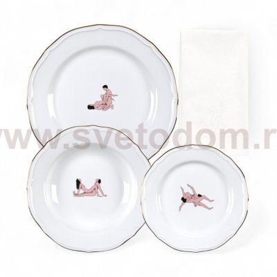 Тарелка Seikantai5271 ARCHED Set of 3