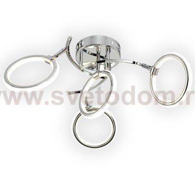 Люстра диодная Геометрия 1-1659-4-CR Y LED
