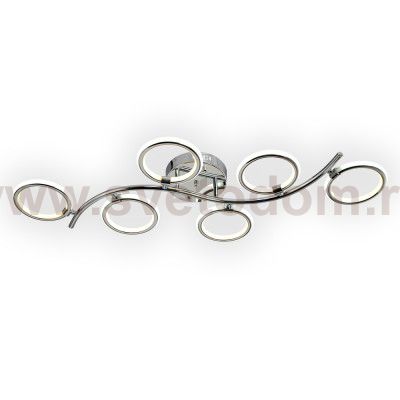 Люстра Геометрия 1-1659-6-CR Y LED