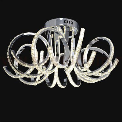 Люстра Геометрия 1-1672-8-CR Y LED