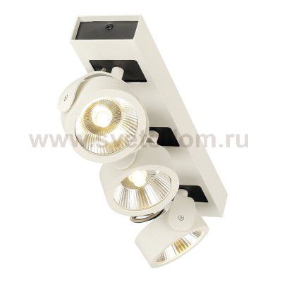 1000132 SLV KALU 3 LED светильник накладной с COB LED 47Вт, 3000К, 3000лм, 60°, белый/ черный