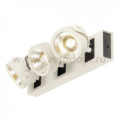 1000132 SLV KALU 3 LED светильник накладной с COB LED 47Вт, 3000К, 3000лм, 60°, белый/ черный