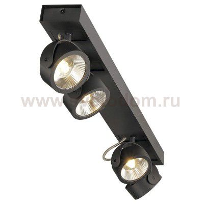 1000137 SLV KALU 4 LONG LED светильник накладной с COB LED 60Вт, 3000К, 4000лм, 60°, черный