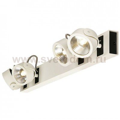 1000138 SLV KALU 4 LONG LED светильник накладной с COB LED 60Вт, 3000К, 4000лм, 60°, белый/ черный