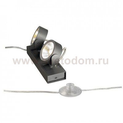1000141 SLV KALU 2 LED FLOOR светильник напольный с COB LED 34Вт, 3000К, 2000лм, 60°, черный