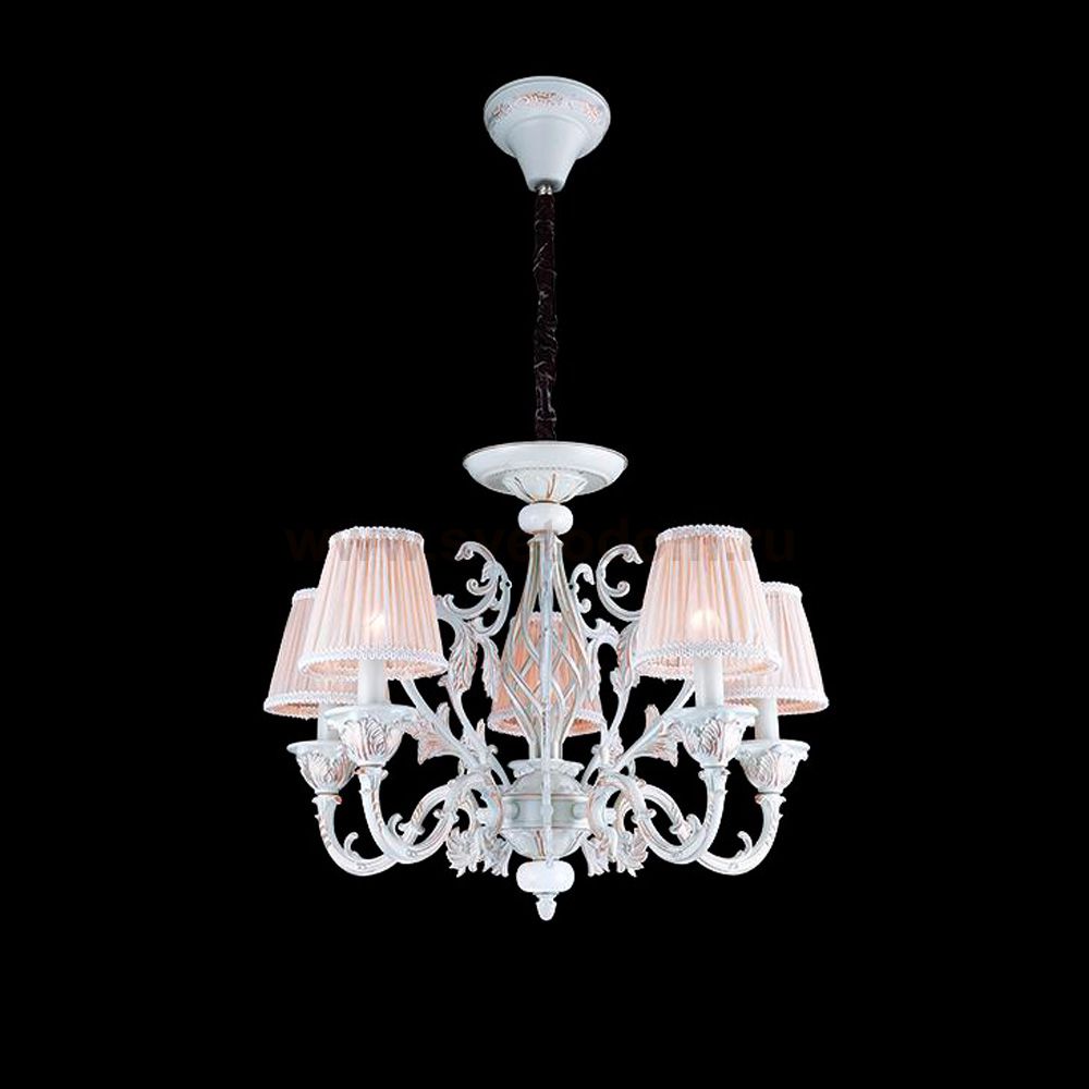 Люстра Eurosvet 10001/5 белый с золотом