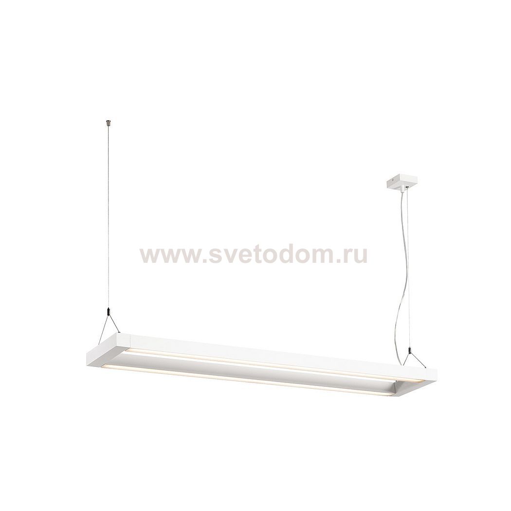 1000393 SLV LONG GRILL LED светильник подвесной с LED 67.2Вт, 3000К, 2x3250лм, 110°, белый