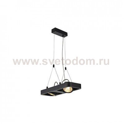 1000410 SLV LYNAH DOUBLE светильник подвесной c LED 32Вт, 3000K, 2000лм, 24°, черный