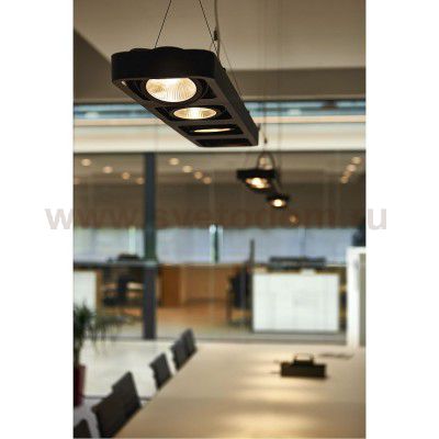 1000412 SLV LYNAH QUAD светильник подвесной c LED 64Вт, 3000K, 4000лм, 24°, черный
