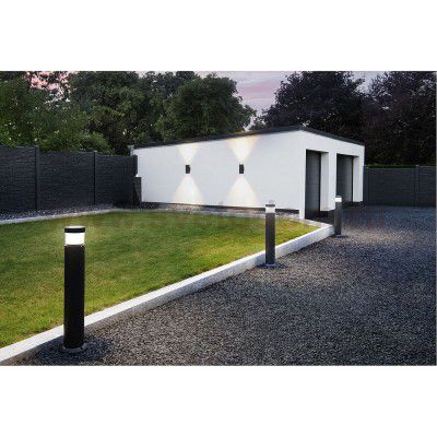 1000446 SLV POLE PARC UP/DOWN светильник настенный IP44 c LED 56Вт, 3000K, 2x2900лм, черный