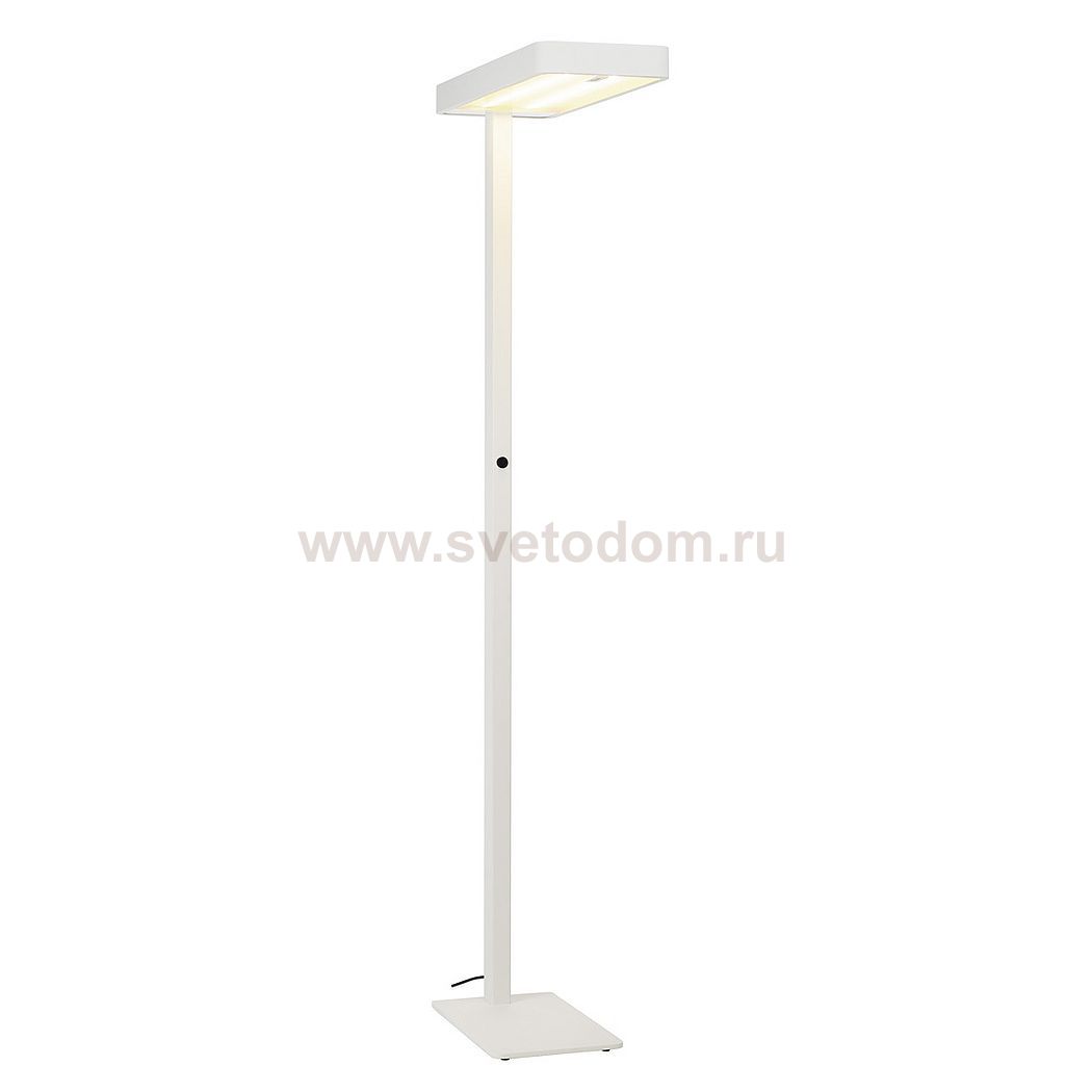 1000450 SLV WORKLIGHT DALI SENSOR SL светильник напольный с LED 54Вт, 3000K, 1920лм+3600лм, белый