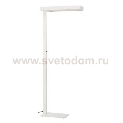 1000450 SLV WORKLIGHT DALI SENSOR SL светильник напольный с LED 54Вт, 3000K, 1920лм+3600лм, белый