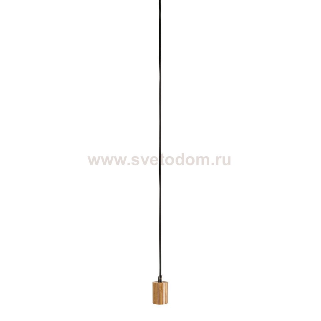1000582 SLV FITU Е27 PD-2 светильник подвесной 5m для лампы Е27 60Вт макс., без основания, бамбук светлый