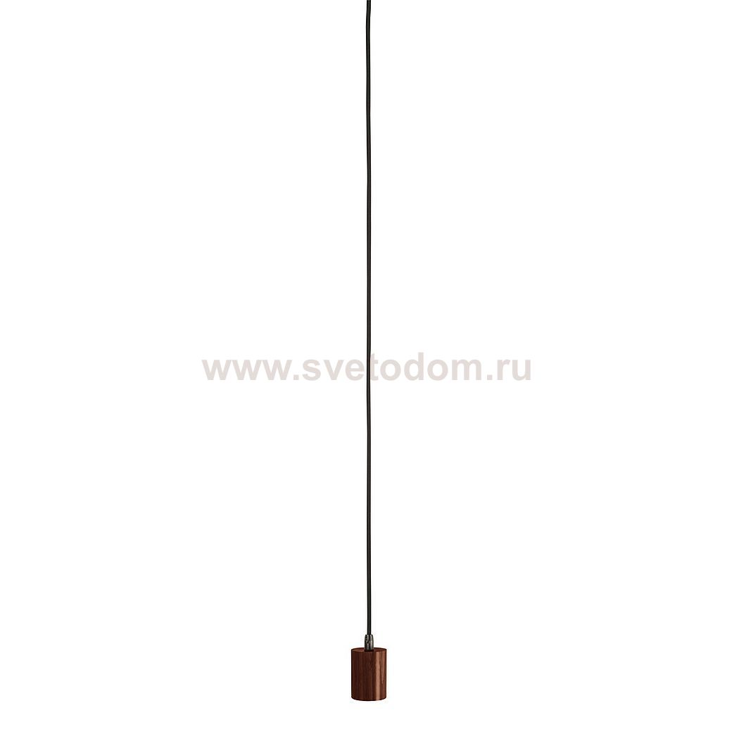 1000584 SLV FITU Е27 PD-2 светильник подвесной 5m для лампы Е27 60Вт макс., без основания, бамбук темный