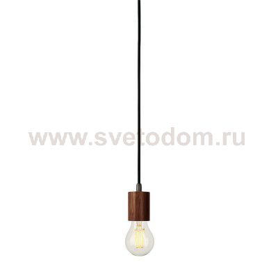 1000584 SLV FITU Е27 PD-2 светильник подвесной 5m для лампы Е27 60Вт макс., без основания, бамбук темный