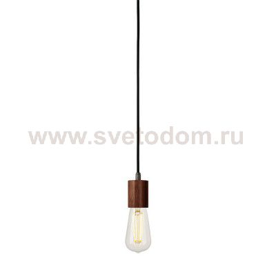 1000584 SLV FITU Е27 PD-2 светильник подвесной 5m для лампы Е27 60Вт макс., без основания, бамбук темный