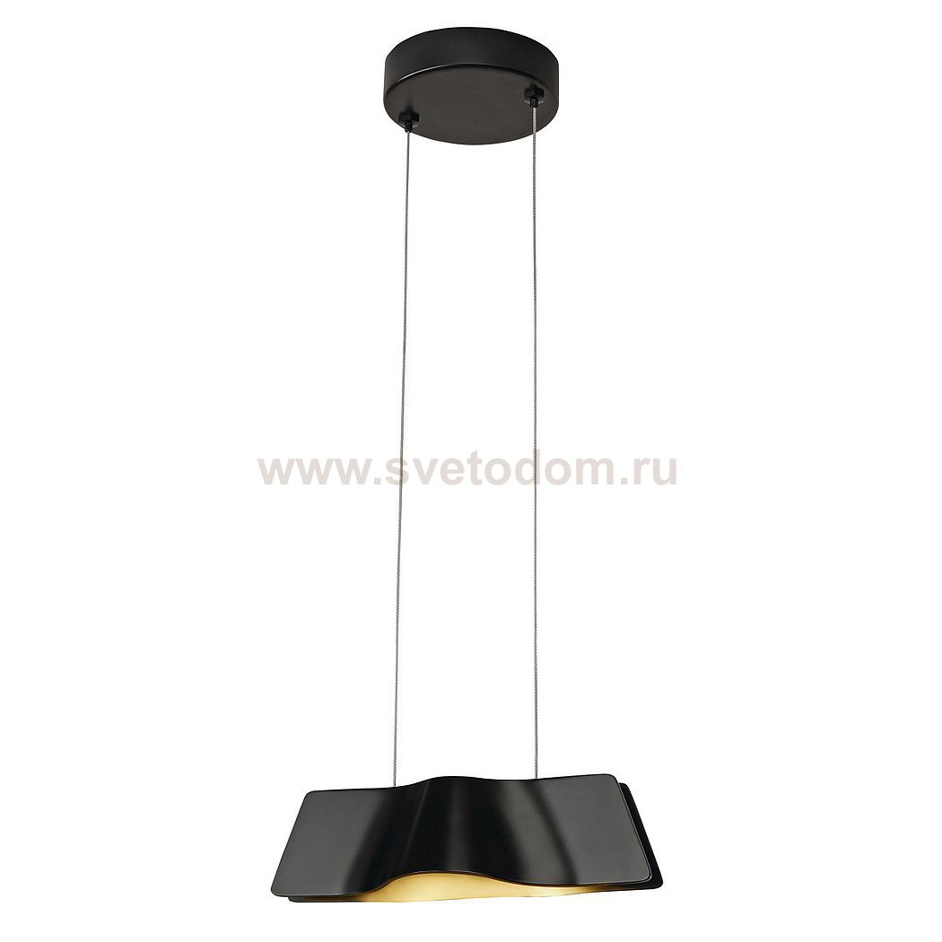1000641 SLV WAVE 25  Dim to Warm светильник подвесной с LED 12Вт, 2000-3000K, 440лм, черный