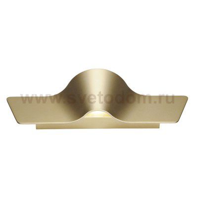 1000651 SLV WAVE WALL 45 Dim to Warm светильник настенный с  LED 22Вт, 2000-3000K, 1050лм, латунь