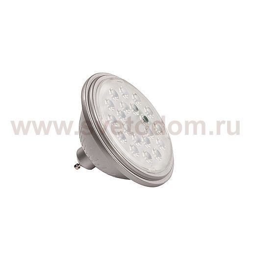 1000758 SLV SLV VALETO®, LED ES111 Dim to Warm источник света, 9,5Вт, 25°, 2700-6500K, 830лм, серебристый корпус