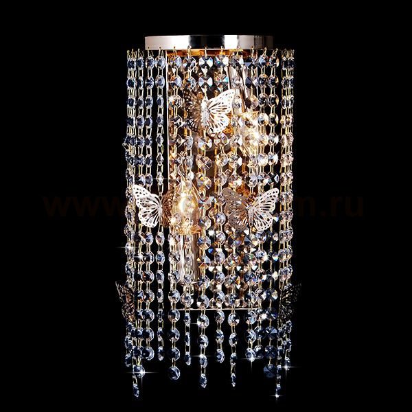 Светильник Eurosvet 10015/2 золото/прозрачный хрусталь Strotskis