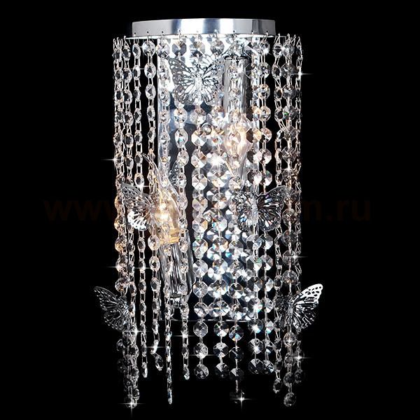 Светильник Eurosvet 10015/2 хром/прозрачный хрусталь Strotskis