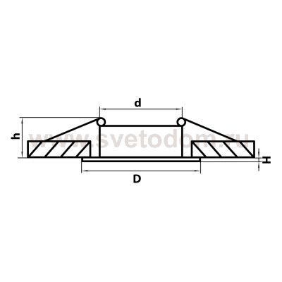 Светильник встраиваемый Lightstar 10016 Levigo
