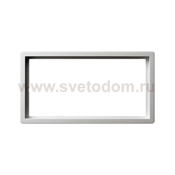 Gira F100 Бел глянц Рамка 2-ая без перегородки (G1002112)