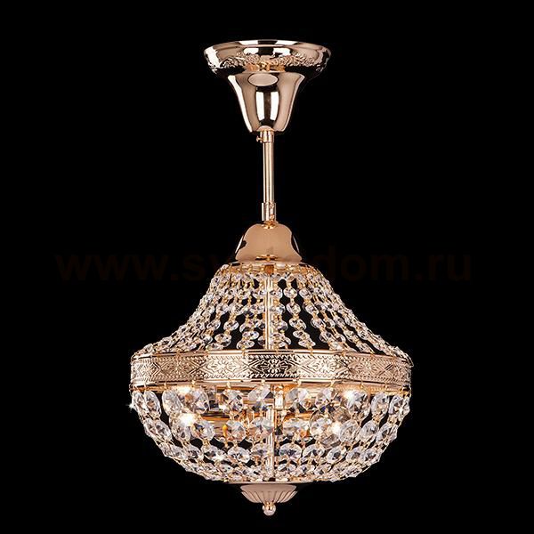 Светильник Eurosvet 10023/4 золото/прозрачный хрусталь Strotskis