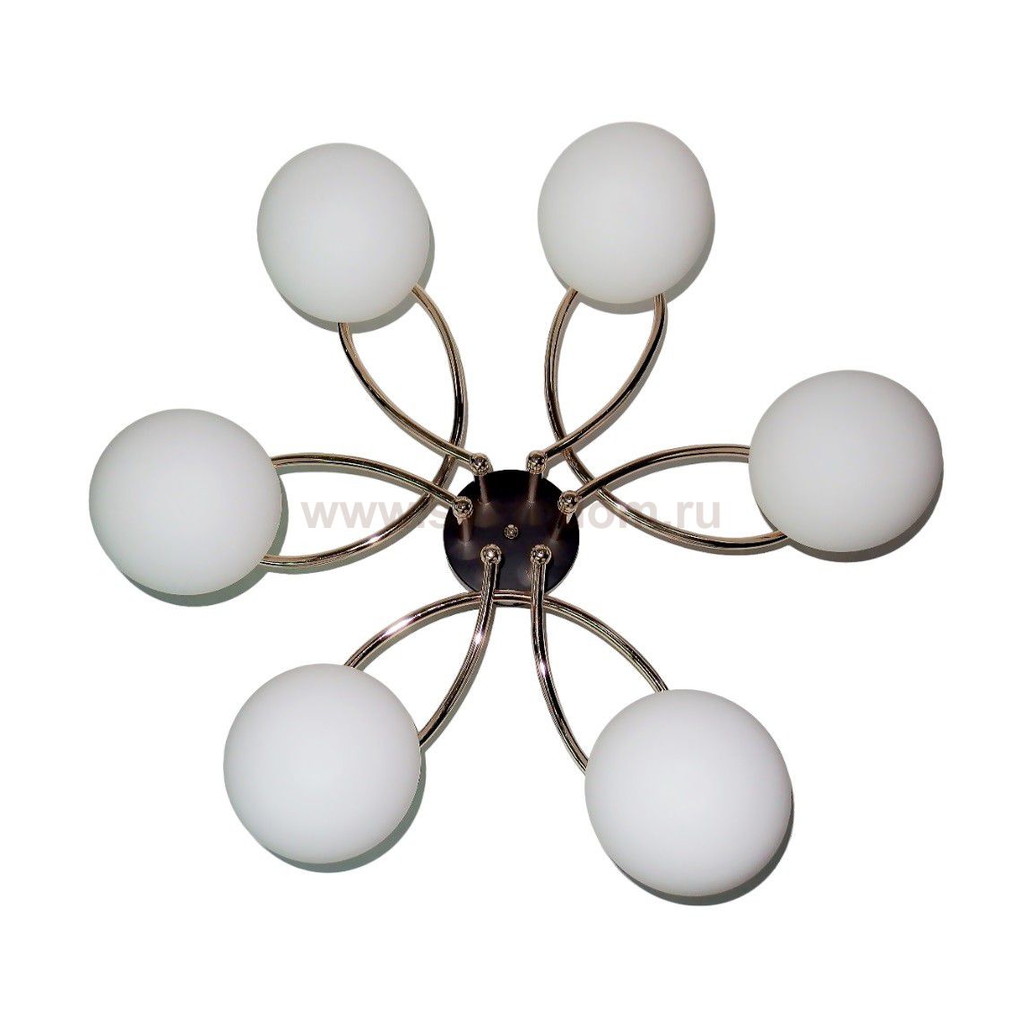 Люстра классическая 10027/6FGD+BK WT ЭкономСвет