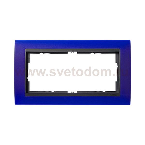 Gira EV Матово-синий/антрацит Рамка 2-ая без перегородки (G100289)