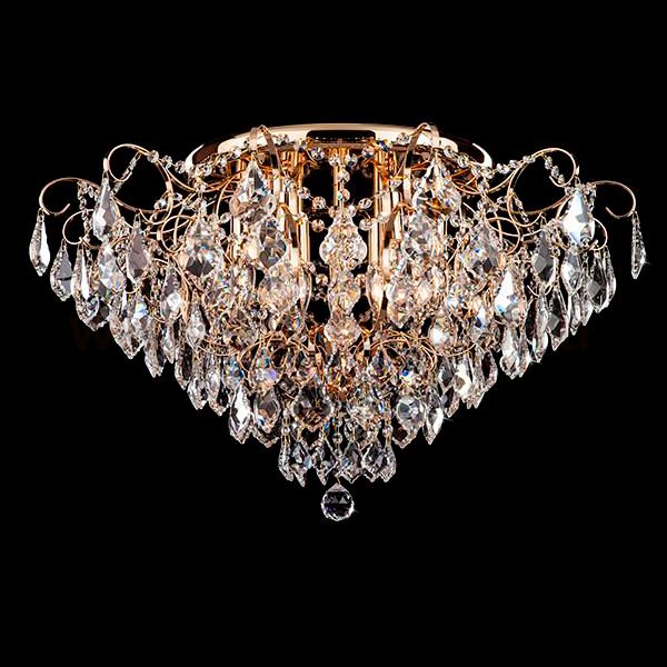 Светильник Eurosvet 10032/9 золото/прозрачный хрусталь