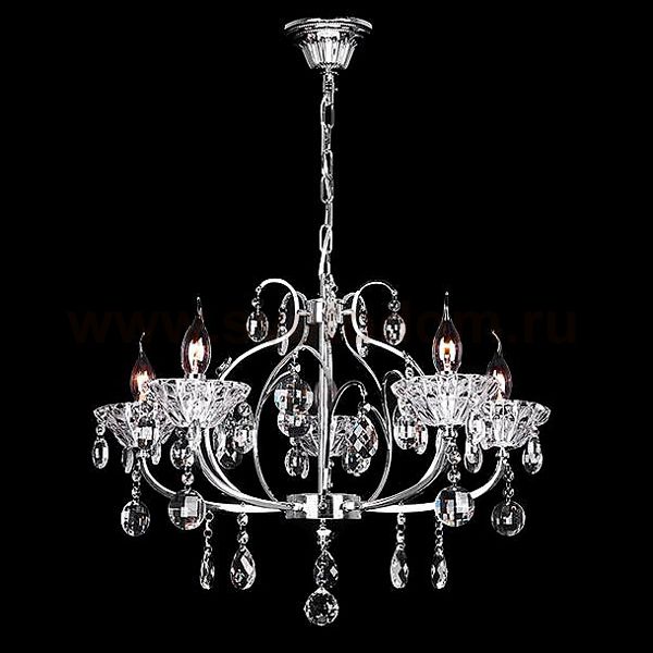 Светильник Eurosvet 10039/5 хром/прозрачный хрусталь