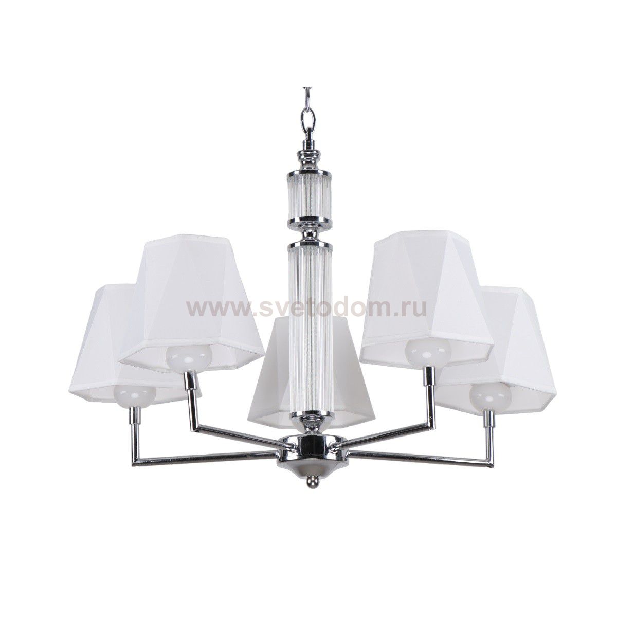 Люстра классическая 10040/5CR+CL WT Экономсвет